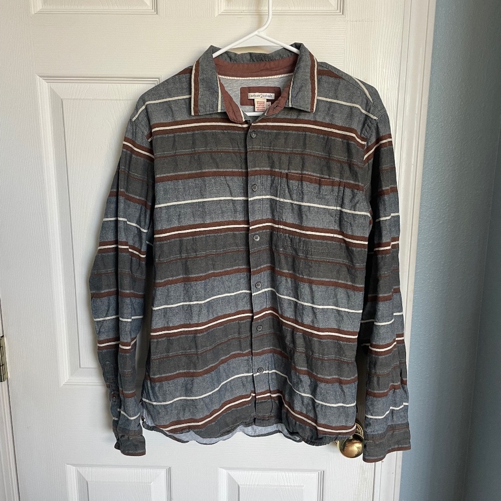 Cotton-lined, heavyweight Carbon2Cobalt longsleeve shirt